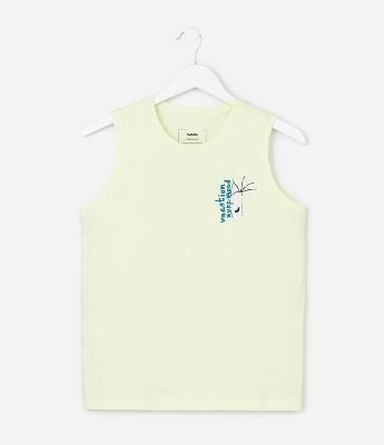 Regata Infantil Estampa Vacation Surf Mood - Tam 5 a 14 Anos