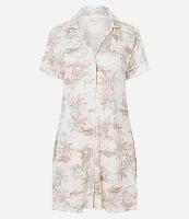 Camisola Americana em Viscose com Estampa de Paisagem - 1