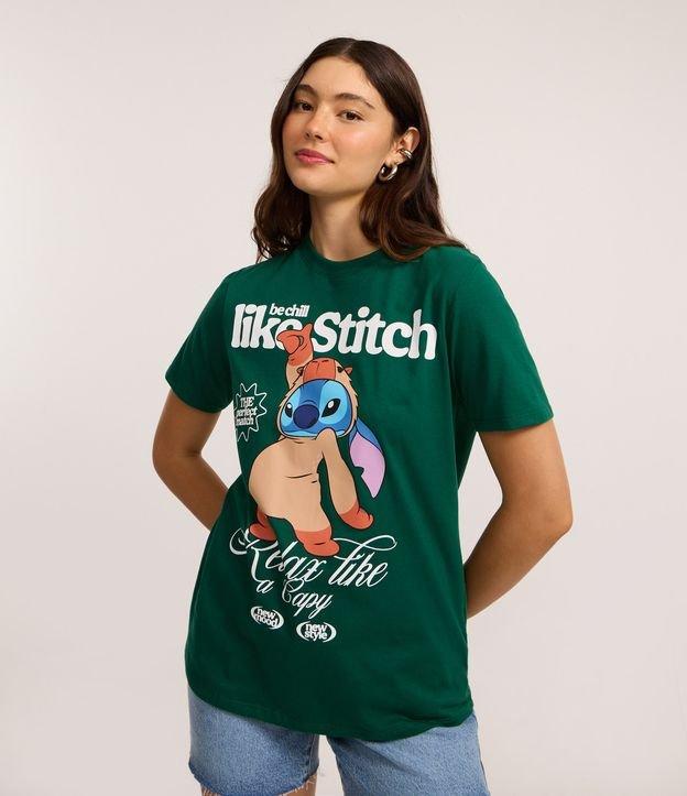 Camiseta T-shirt em Algodão com Estampa do Stitch Capivara - 3