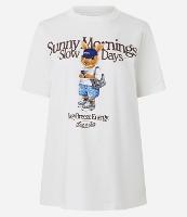 Camiseta T-shirt em Algodão com Estampa Coelho Sunny Morning - 1