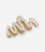 Piranha de Cabelo em Formato Ondulada em Resina - 1