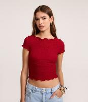 Blusa com Textura e Ondinhas nos Viés - 2
