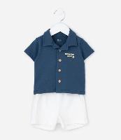 Conjunto Infantil em Moletom Barco a Vela - Tam 0 a 18 Meses - 1