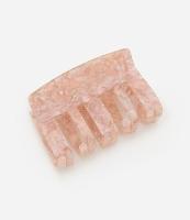 Piranha de Cabelo Retangular com Dentes Largos e Efeito Marmorizado - 1