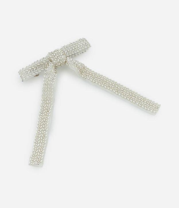 Presilha De Cabelo Strass em Forma de Laço - 1