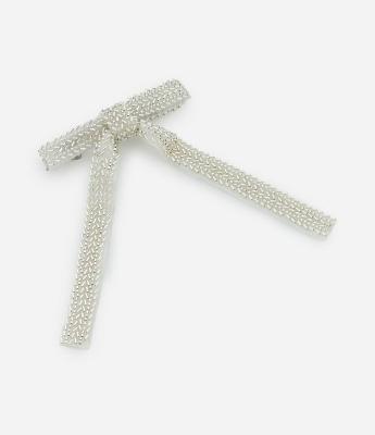 Presilha De Cabelo Strass em Forma de Laço