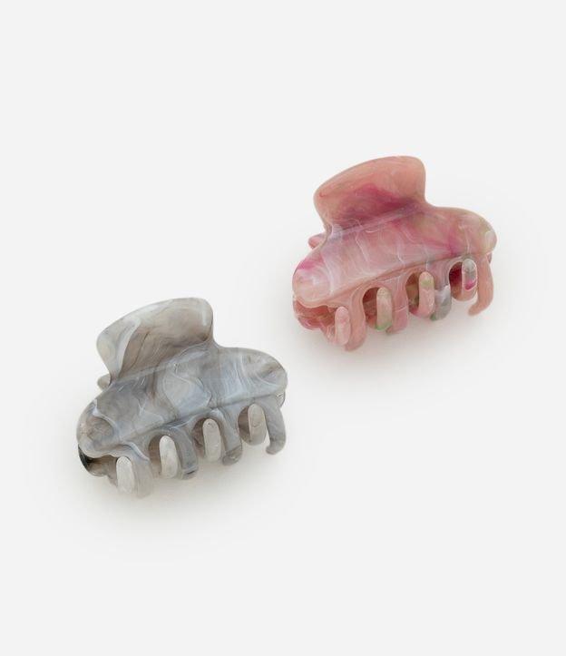 Kit 02 Piranhas de Cabelo Efeito Marmorizado - 1