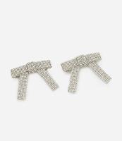 Kit 02 Presilhas de Cabelo em Strass com Forma de Laço - 1