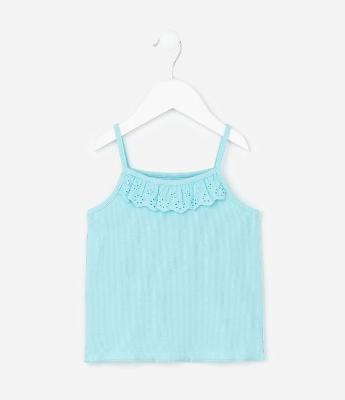 Regata Infantil em Ribana com Babadinho - Tam 1 a 6 Anos