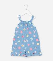 Macaquinho Infantil com Estampa Fundo do Mar - Tam 1 a 6 Anos - 1