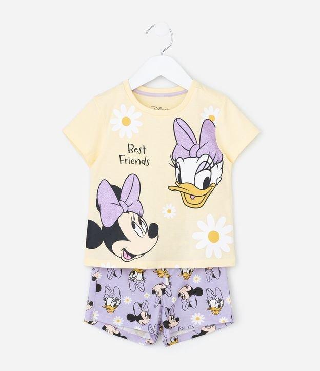 Pijama Curto Infantil com Estampa Minnie e Margarida - Tam 2 a 6 anos - 1
