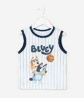 Regata Infantil de Basquete em Microfibra Bluey e Bingo - Tam  1 a 6 Anos - 1