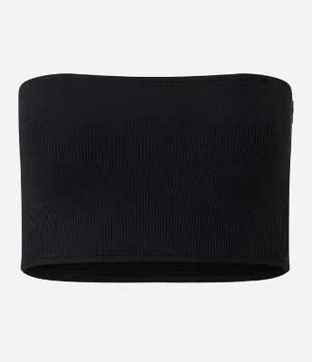 Blusa sem manga Ribana Liso top super cropped PAREDE BSM_SS25_CSM_0181