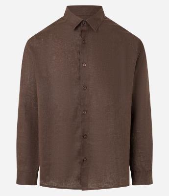 Camisa Relaxed em Cambraia com Botões