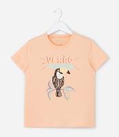 Camiseta Infantil com Estampa Tucano - Tam 7 a 14 Anos - 1