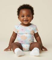Body Infantil com Estampa Floral  - Tam 0 a 18 Meses - 1