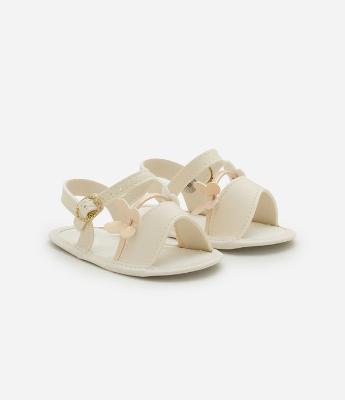 Sandália Infantil com Borboletinhas - Tam 13 ao 16