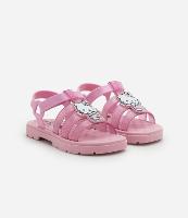 Sandália Infantil de Tiras em PU com Hello Kitty  Aplicada - Tam 19 ao 26 - 1