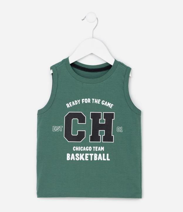 Regata  Infantil com Estampa de Baseball - Tam 1 a 6 Anos - 1