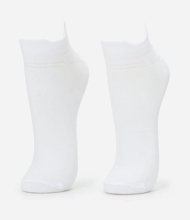 Kit 02 Pares de Meias Esportiva em Poliamida Liso - 2