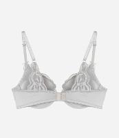 Sutiã Base em Tule com Bojo Oco e Bordado de Laços - 1