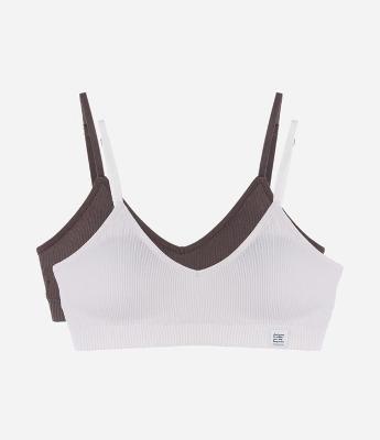 Kit 02 Sutiãs sem Bojo sem Aro Seamless Texturizados