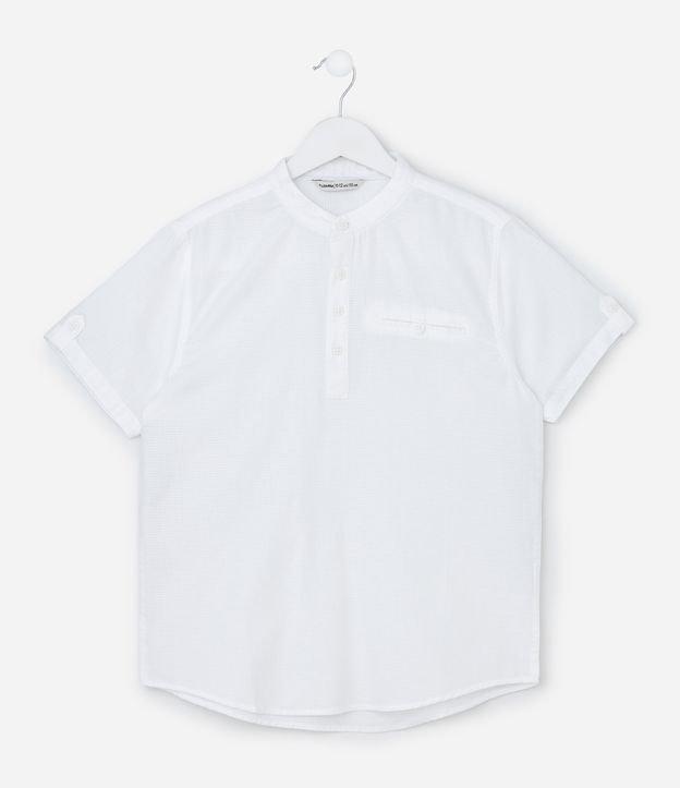 Camisa Infantil Bata Texturizada - Tam 5 a 14 Anos - 1