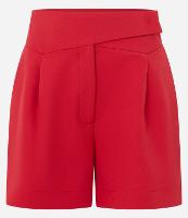 Bermuda Alfaiatada com Cós Transpassado e Pregas - 1