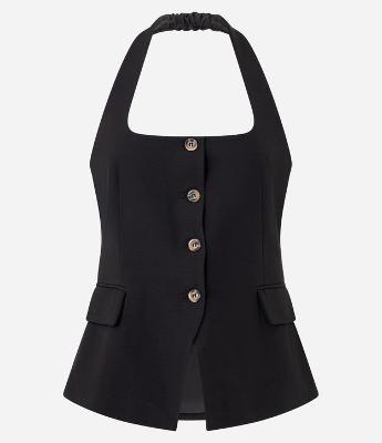 Colete Frente Única Alfaiataria com Decote Quadrado