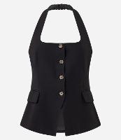 Colete Frente Única Alfaiataria com Decote Quadrado - 1