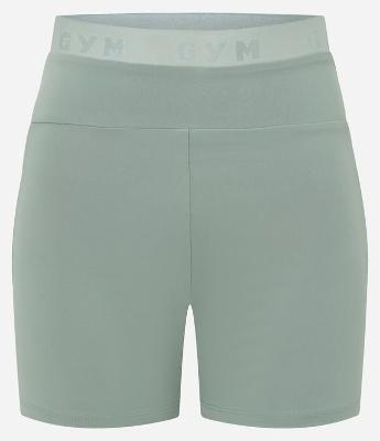 Bermuda Crossfiteira Esportiva com Elástico Texturizado no Cós