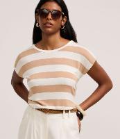 Blusa em Viscose com Listras Horizontais Largas - 2