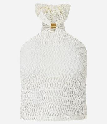 Blusa Frente Única com Aviamento e Textura