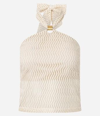 Blusa Frente Única com Aviamento e Textura