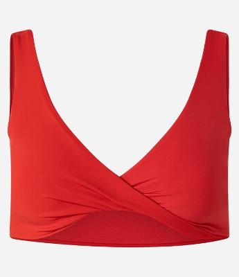 Top Esportivo em Microfibra com Torção no Busto