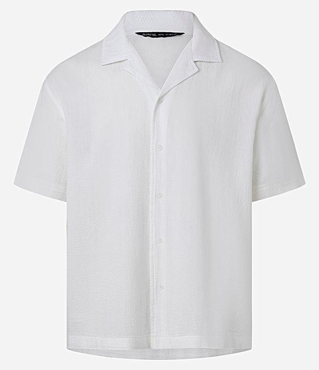 Camisa Boxy em Jacquard com Texturizado Bowling - 1