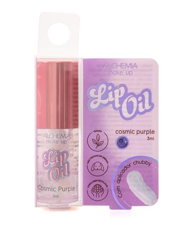 Lip Oil Makeup Cosmic Purple Alchemia - 1