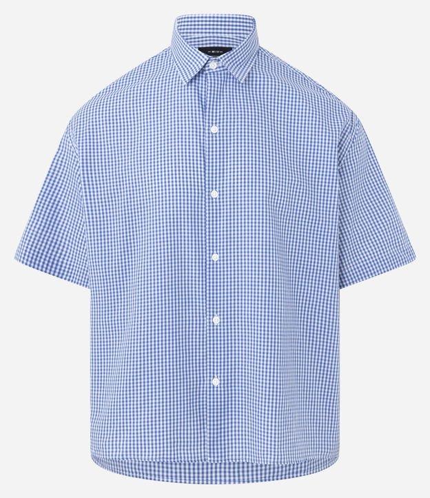 Camisa Regular em Algodão com Estampa Xadrez - 2