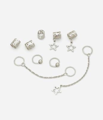 Kit 30 de Piercings de Cabelo Diversos