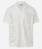 Camisa Comfort com Textura Floral Telada - 1
