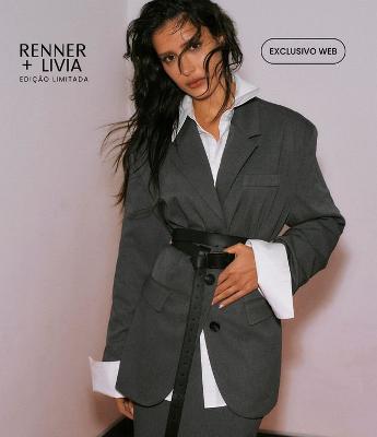 Blazer Maxi Overiszed Alfaiatado com Lapela Removível