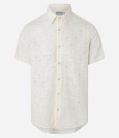 Camisa Regular em Viscose com Textura de Losangos - 1