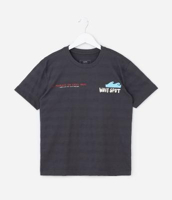 Camiseta Infantil com Estampa de Surf Texturizada - Tam 5 a 14 Anos