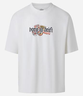 Camiseta Oversized em Algodão com Estampa Frente e Costas Adrenaline