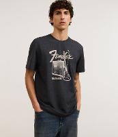 Camiseta Comfort em Meia Malha com Estampa Fender Bassman - 1