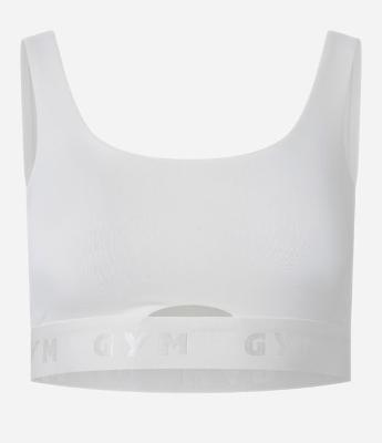 Top Bojo Esportivo em Microfibra com Elástico na Barra