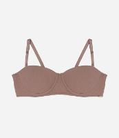 Sutiã Tomara que Caia com Bojo em Microfibra Texturizada - 1