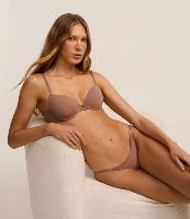 Calcinha String em Microfibra Canelada - 1