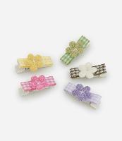 Kit 05 Presilhas de Cabelo Infantis com Estampa - 1