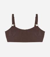 Biquíni Top Reto em Microfibra Texturizada com Aviamentos Curve & Plus Size - 1